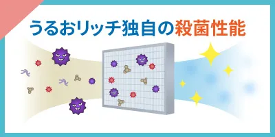 うるおリッチ独自の殺菌性能