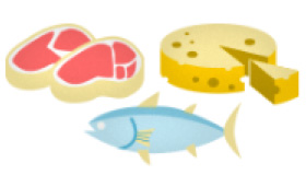 お肉・鮮魚・チーズ